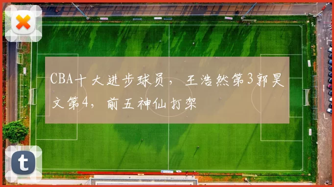 CBA十大进步球员，王浩然第3郭昊文第4，前五神仙打架